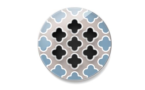 FR-Designgitter-starline-CROSS-160x160-mm-CIRCLE-Glas-Blue-Grey-78312679 gallery number 1